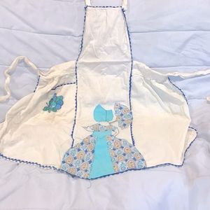 Vintage homemade Holly Hobbie appliquรฉ Apron